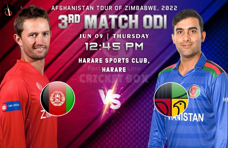 Afghanistan vs Zimbabwe 3rd ODI Match Preview, Probable XIs, Match Prediction, Pitch Report & More