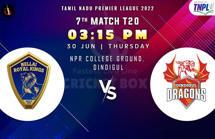 Dindigul Dragons vs Nellai Royal Kings 7th Match Preview, Probable XIs, Match Prediction, Pitch Report & More