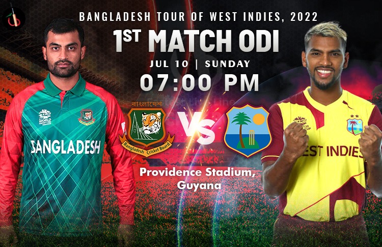 West Indies vs Bangladesh 1st ODI Match Preview, Probable XI, Match Prediction, Pitch Report & More