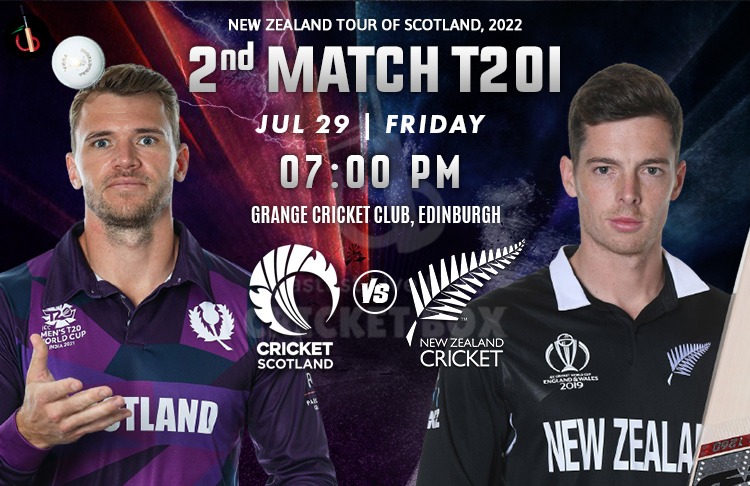 Scotland vs New Zealand 2nd T20I Match Preview, Probable XI, Match Prediction, Pitch Report & More