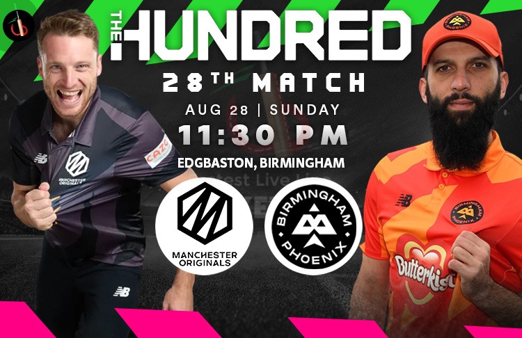 Birmingham Phoenix vs Manchester Originals 28th 100 Balls Match Preview, Probable XI, Match Prediction, Pitch Report & More