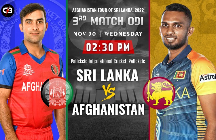 3rd ODI Match Sri Lanka vs Afghanistan Preview, Probable XI, Match Top Picks, Pitch Report & More