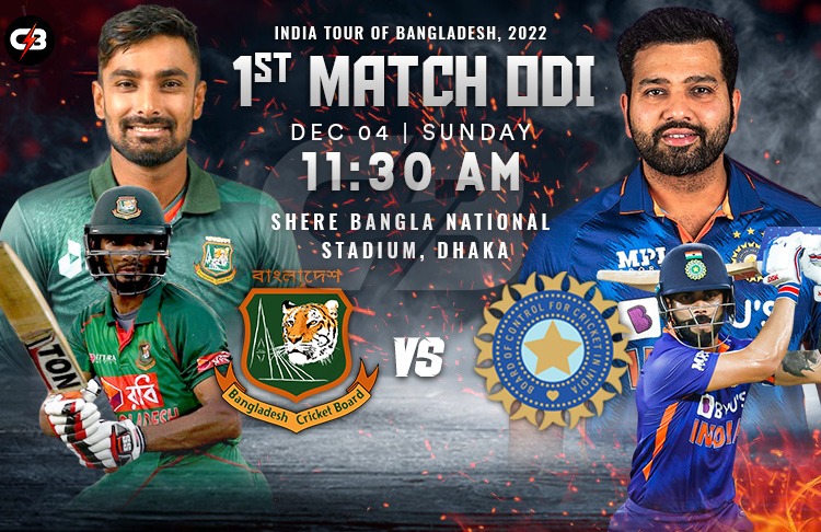 1st ODI Match India vs Bangladesh Preview, Probable XI, Match Top Picks, Pitch Report & More