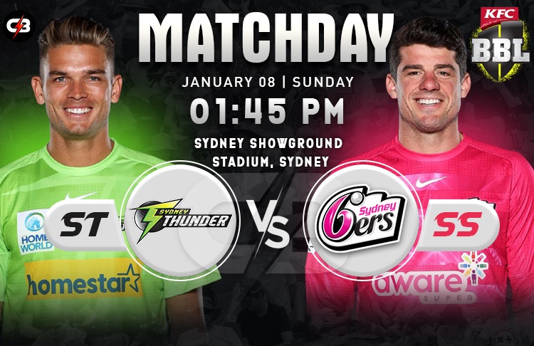 Sydney Thunder vs Sydney Sixers Match 34th - Preview, Probable XI, Pitch Report, Weather Report & More