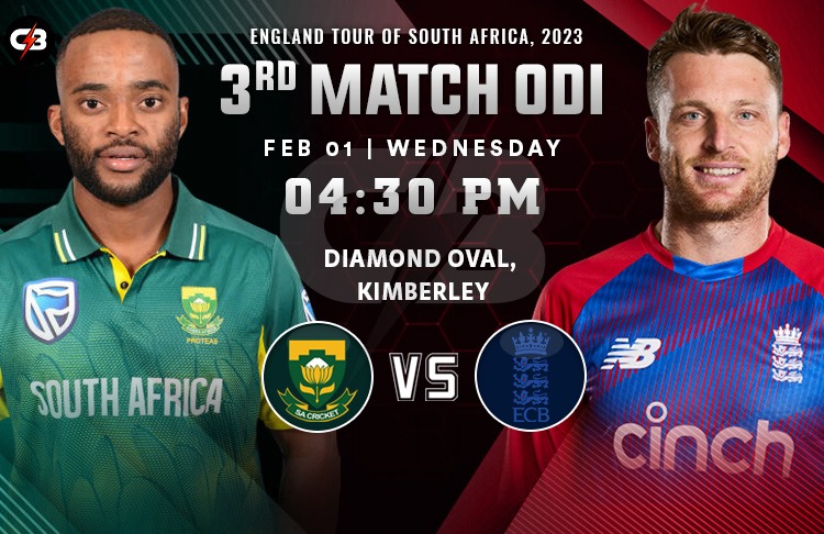 South Africa vs England 3rd ODI Match - Preview, Probable XI, Pitch Report, Weather Report, Key Players & More