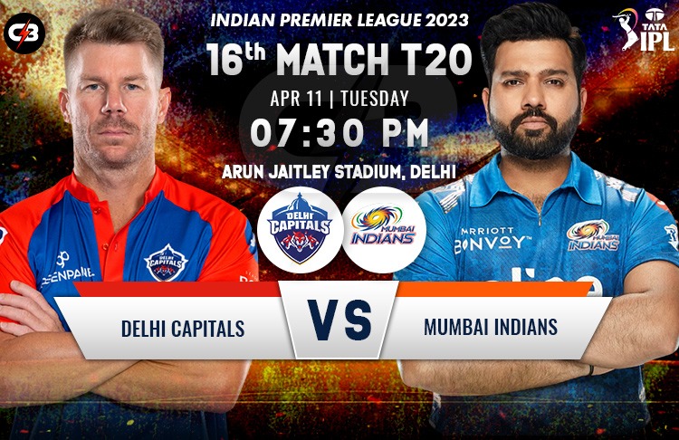 Mumbai Indians vs Delhi Capitals 16th IPL Match Preview, Probable XI, Match Details, Key Players & More