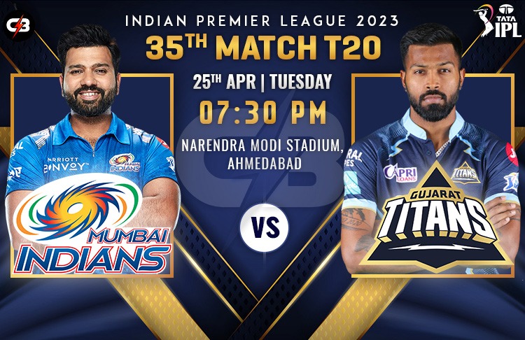 Mumbai Indians vs Gujarat Titans 35th IPL Match Preview, Pitch Report, Probable XI, Match Details, Key Players & More