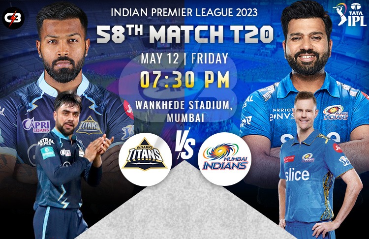 Mumbai Indians vs Gujarat Titans 57th Match IPL Match Live Preview, Pitch Report, Probable XI, Match Details, Key Players & More