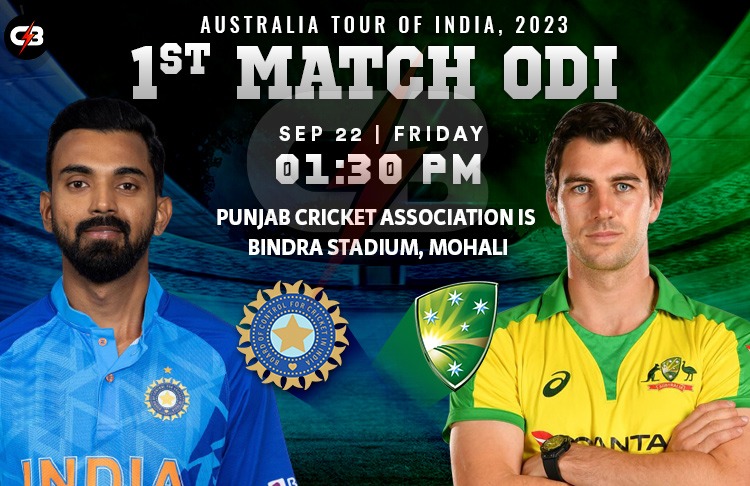 India vs Australia 1st Match ODI Live Preview, Pitch Report, Probable XI, Match Details & More (2023)