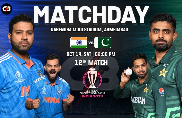 India vs Pakistan - 12th Match of World Cup Mens, Probable XI, Top Picks, Pitch Report & Key Players and more (2023)