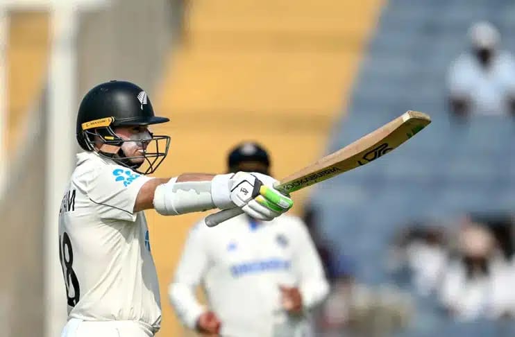 Tom Latham, Mitchell Santner fifties set up New Zealand