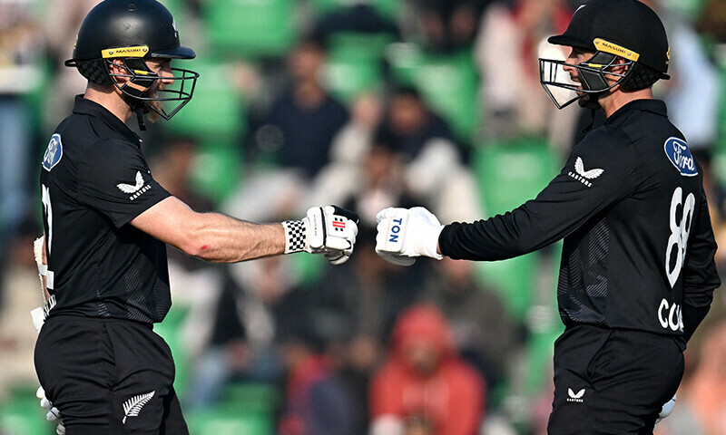 Kane Williamson & Daryl Mitchell record partnership giving 2nd win of the ODI Tri Series