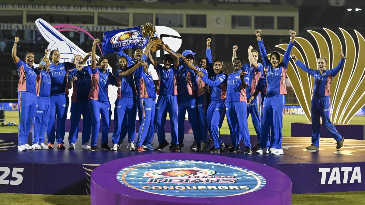 Mumbai Indians (MI) securing their second WPL title! Sciver-Brunt and Harmanpreet Kaur played crucial roles