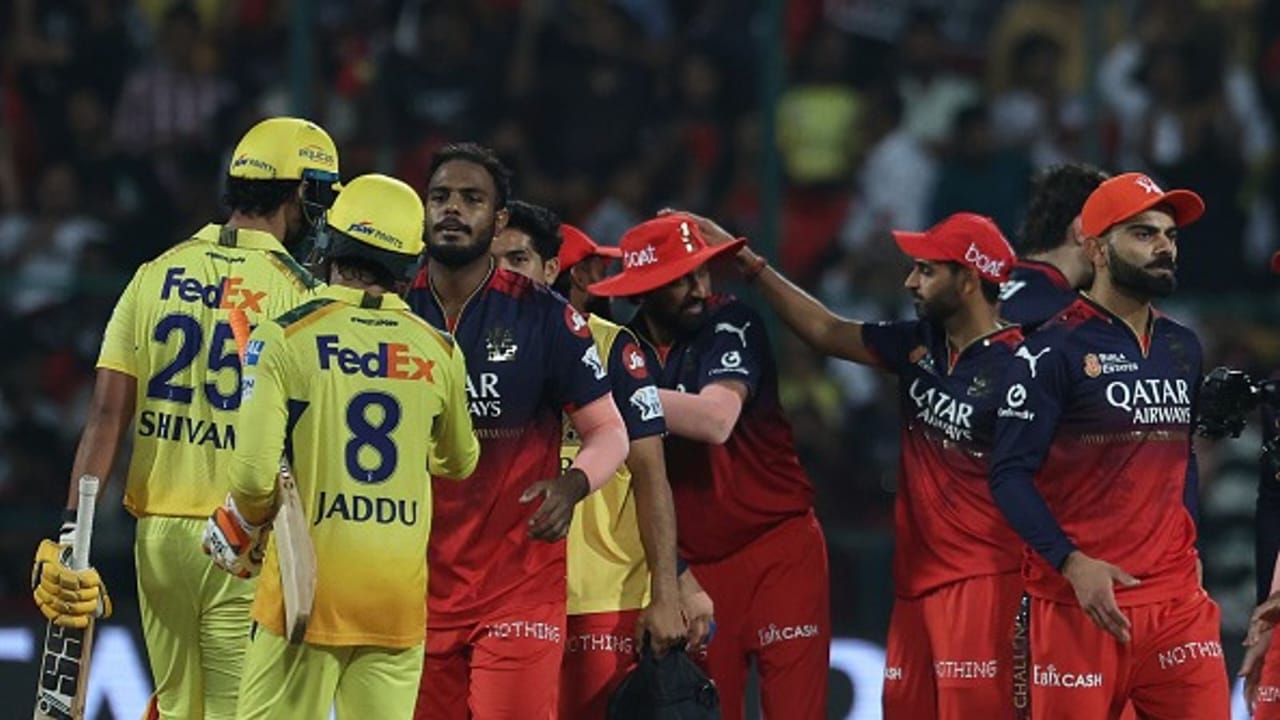 RCB's victory marked their sixth win in a row, taking them to 16 points and strengthening their claim to a playoff berth