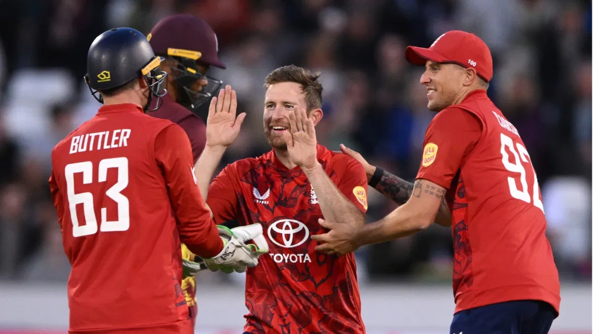Buttler , Dawson powers England to go 1-0 up against WI