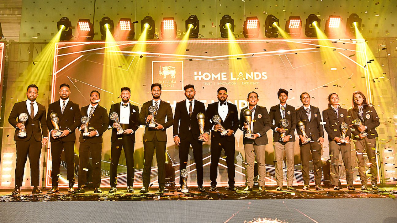 Kamindu Mendis & Chamari Athapaththu bag the Biggest Honors at Sri Lanka Cricket Awards 2024