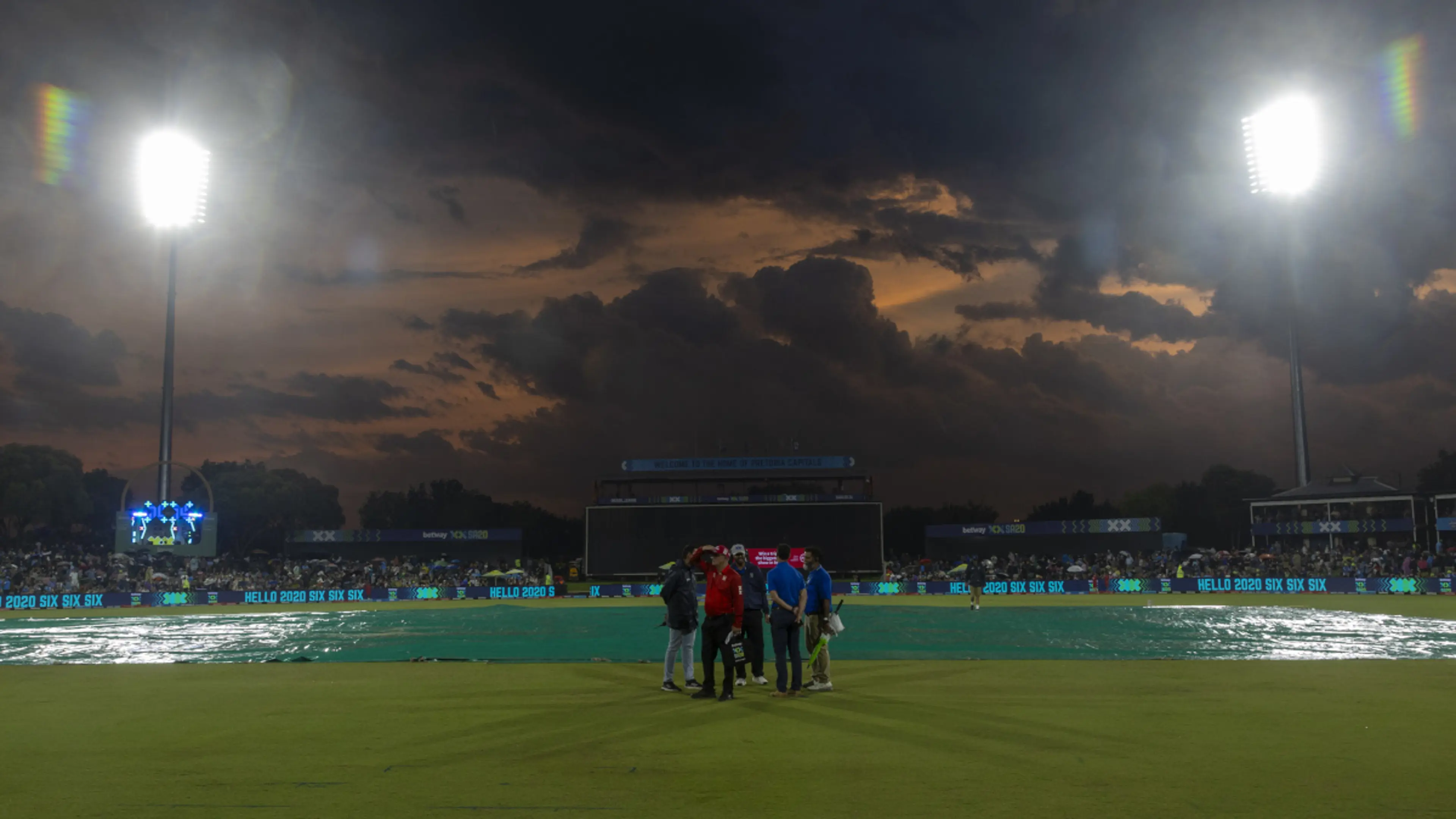 Rain wins the day as both SA20 game ends in abandonment