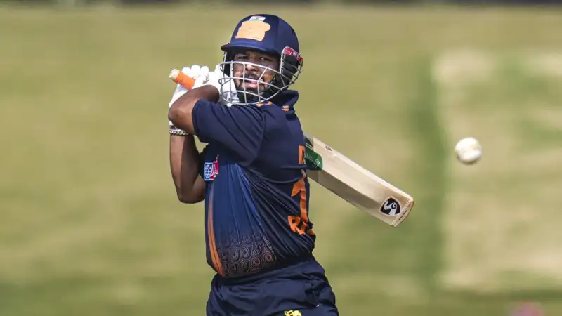 Rishabh Pant set to join national team late due to VHT commitment