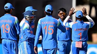 India Books Semifinal Spot in U19 World Cup, Pakistan's Campaign Ends