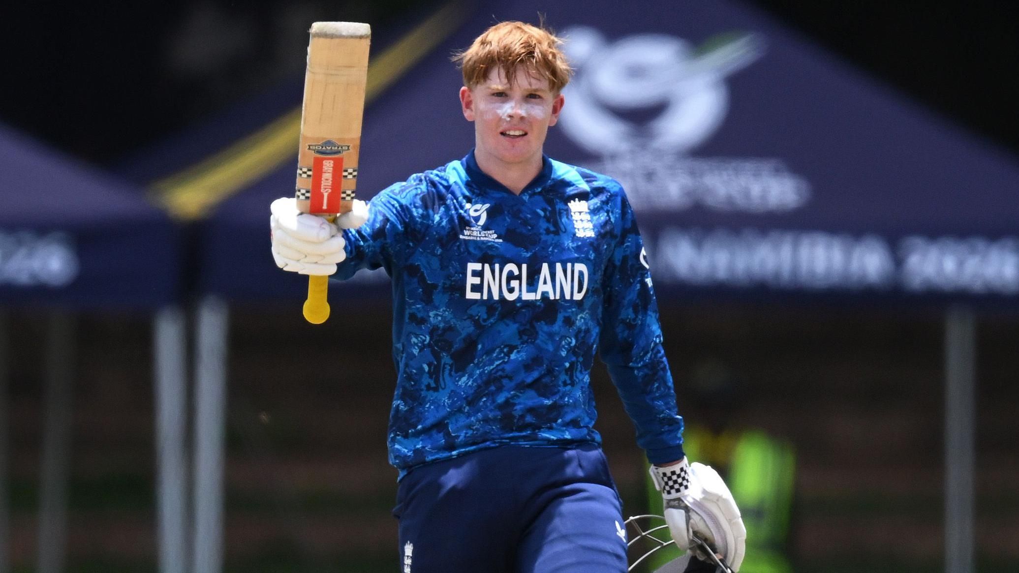 Thomas Rew ton powers England to Under-19 World Cup final