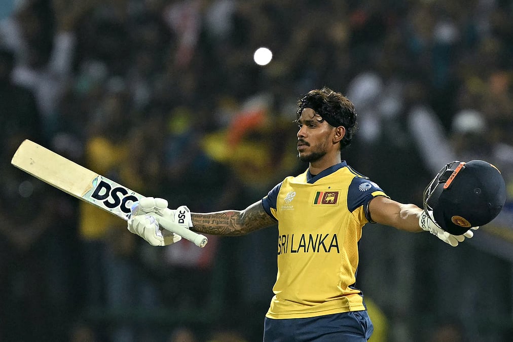 Sri Lanka Stun Australia with Nissanka's Century, Secure Super Eights Spot