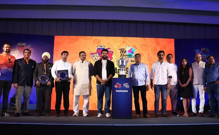 Rohit Sharma Unveils T20 Mumbai League Women's Trophy