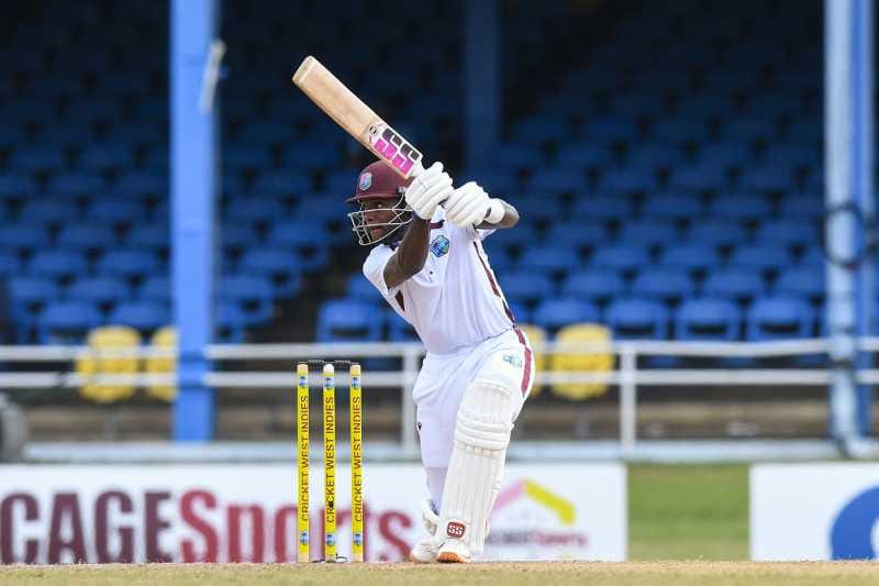 Half-century from Greaves keeps West Indies afloat amid rain