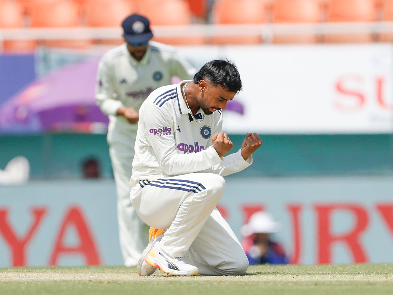 Manav Suthar ten-fer spins India to 1-0 lead in Galle