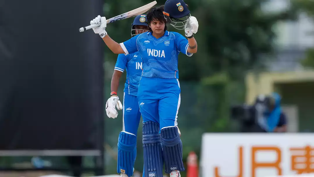 Shafali century powers India into Asian Games final